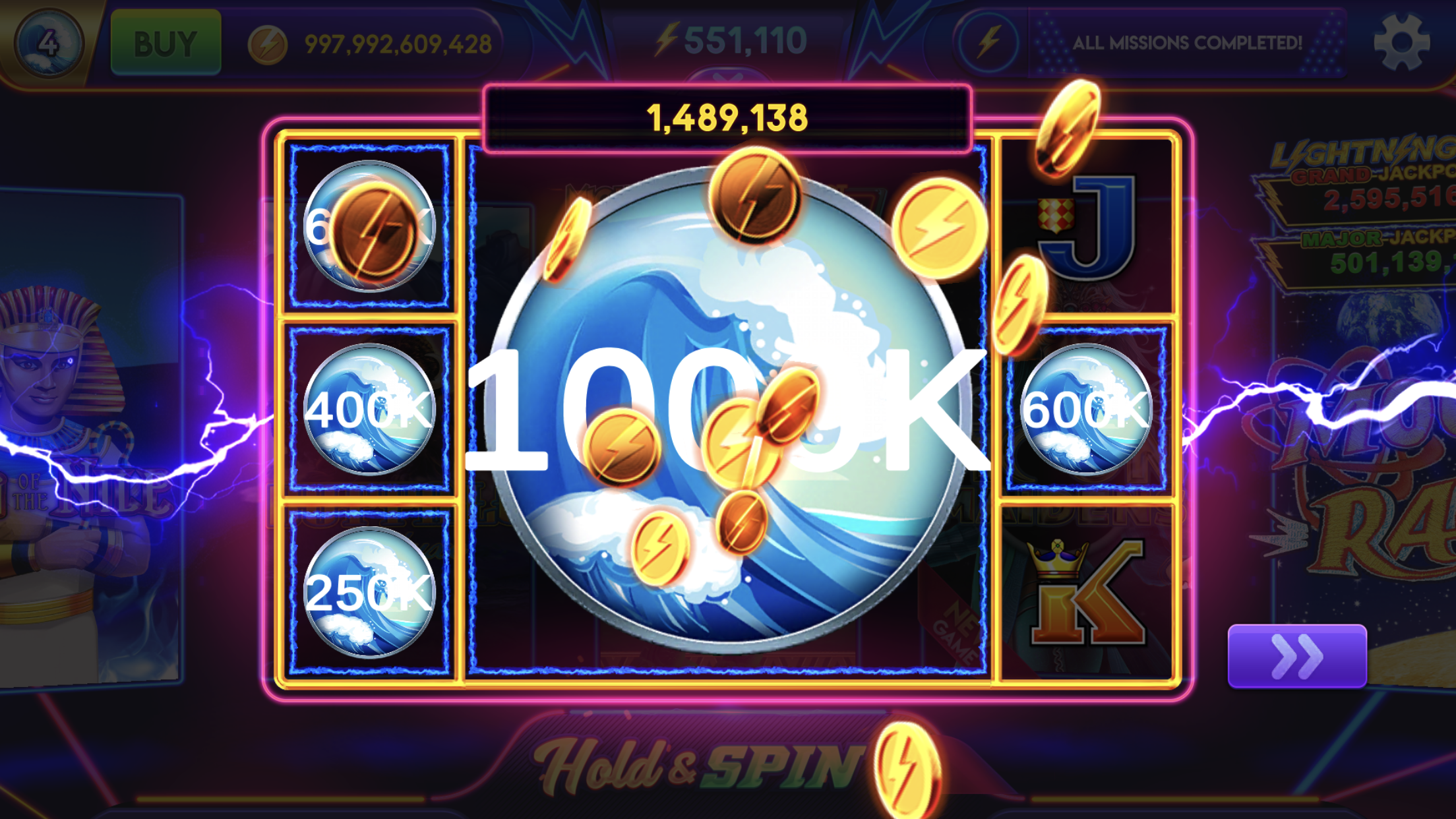 Free casino games lightning links