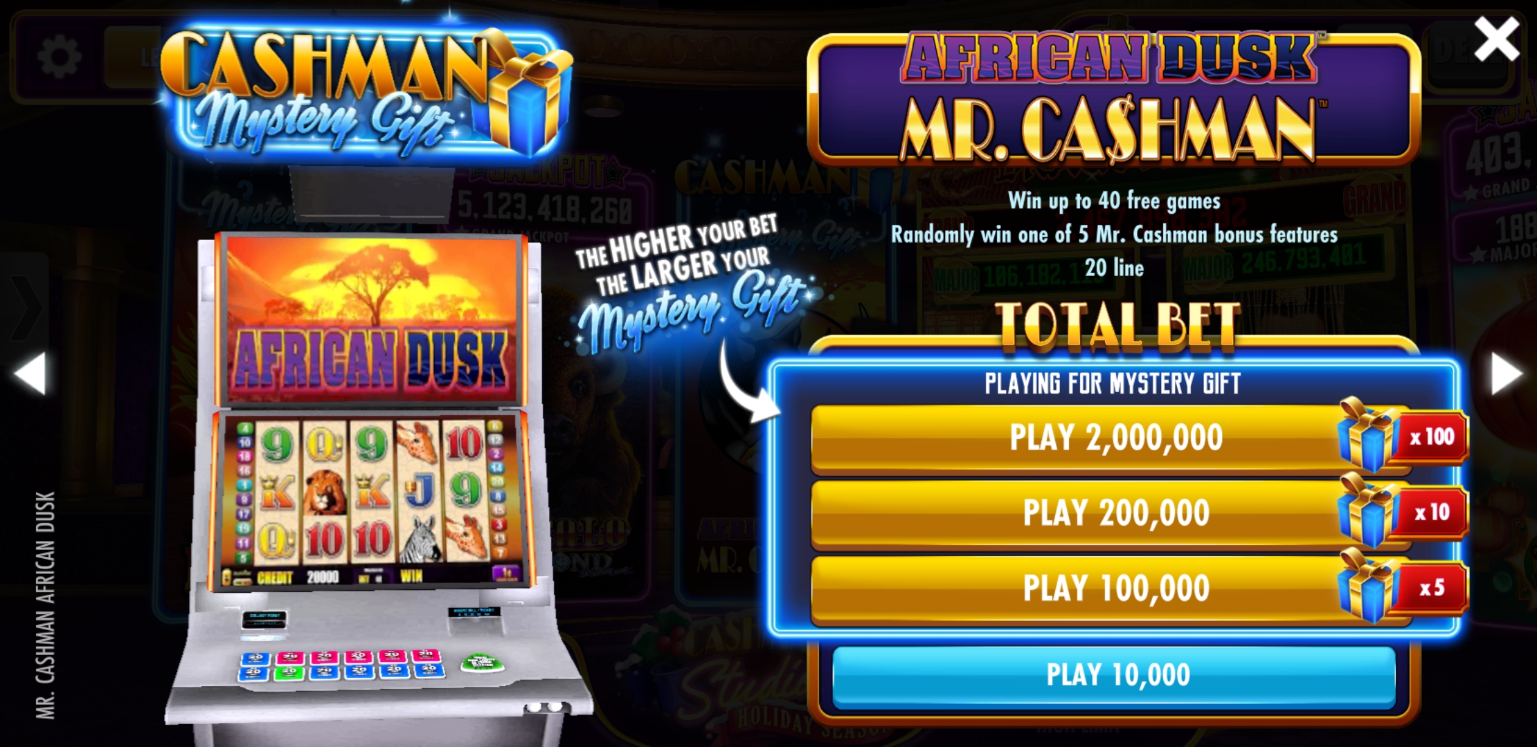 Play cashman slots online, free